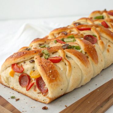 Easy Braided Pizza Loaf (with Refrigerated Pizza Dough)