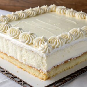 White Texas Sheet Cake
