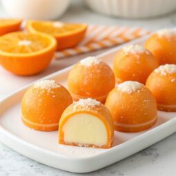 Easy No-Bake Orange Creamsicle Truffles