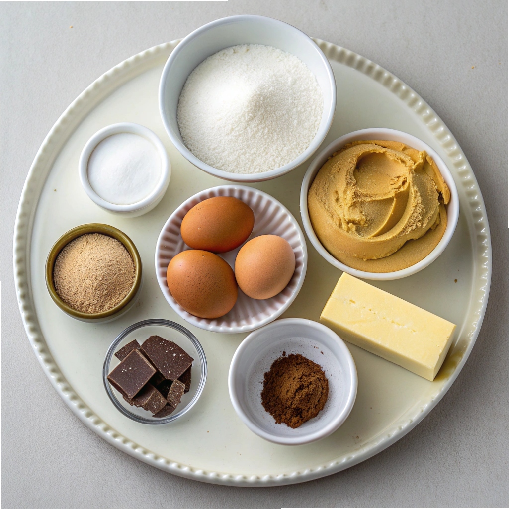 Ingredients of Cake Mix Peanut Butter Bars