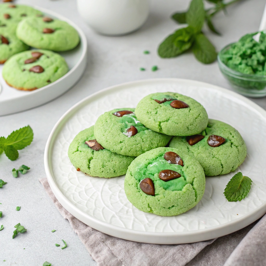 Andes Mint Grinch Cookies