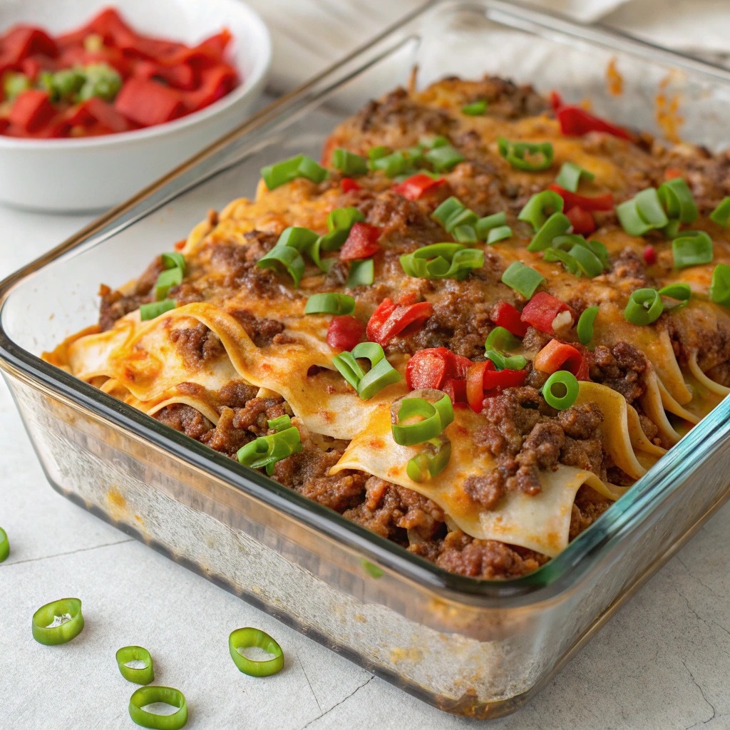 Ground Beef Firecracker Casserole