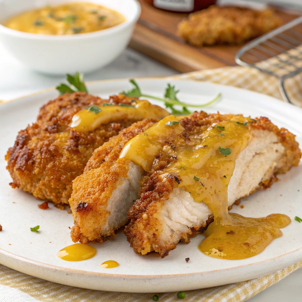 Crispy Honey Mustard Chicken