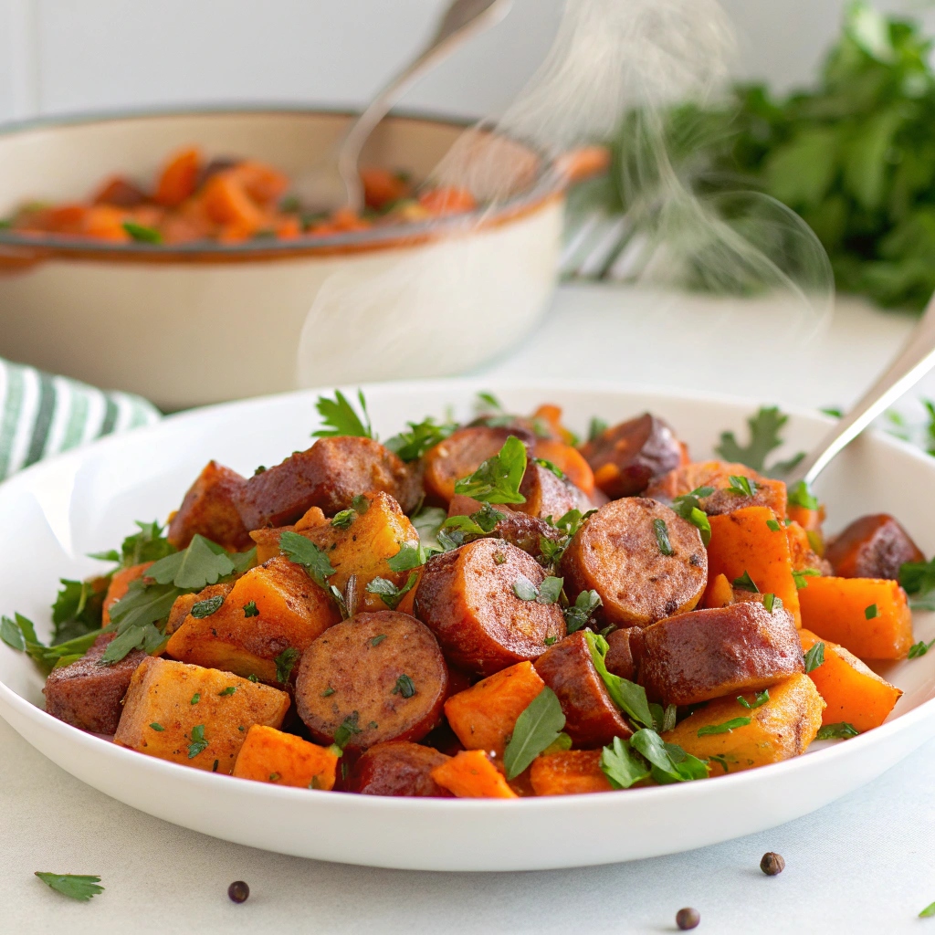 Sweet Potato Sausage Hash