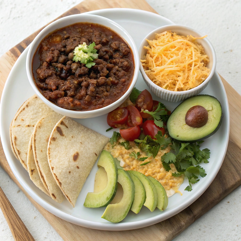 5 Ingredient Ground Beef Enchilada Casserole Ingredients
