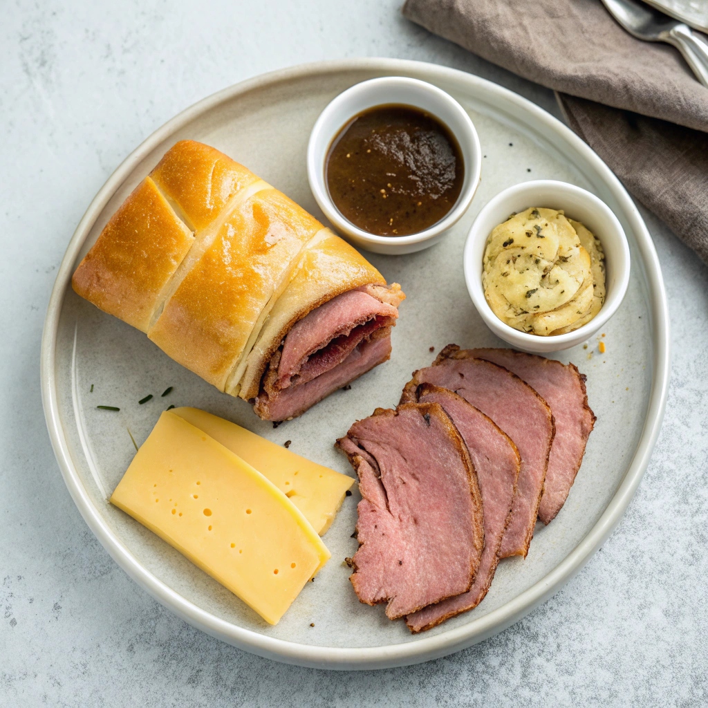 French Dip Crescents Ingredients
