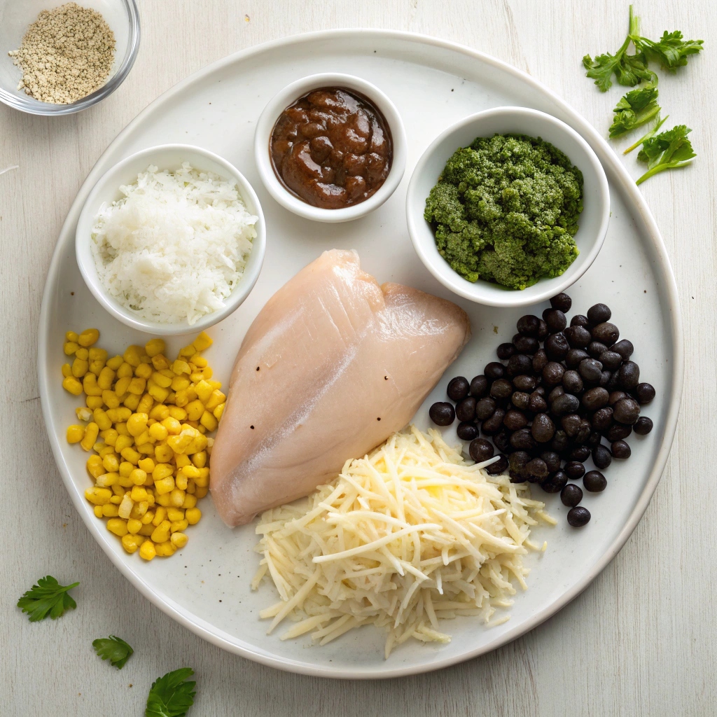 One Pan Salsa Verde Chicken Ingredients
