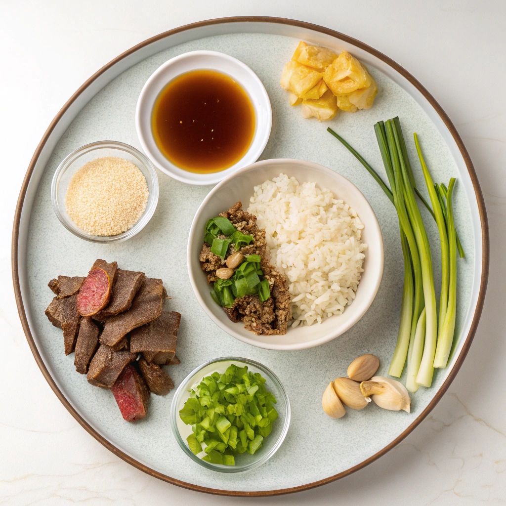 Copycat P.F. Chang’s Mongolian Beef Ingredients