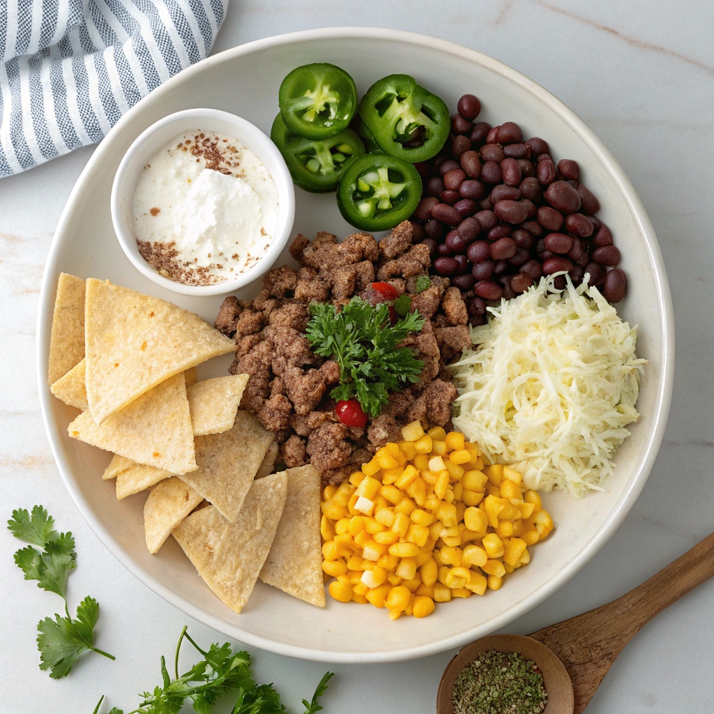 Ground Beef Firecracker Casserole Ingredients