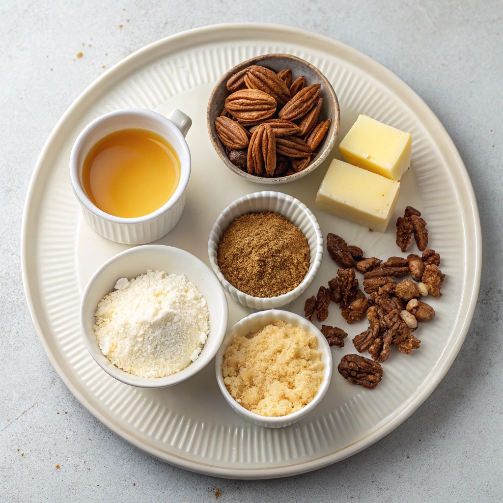 Pecan Pie Shortbread Bars Ingredients