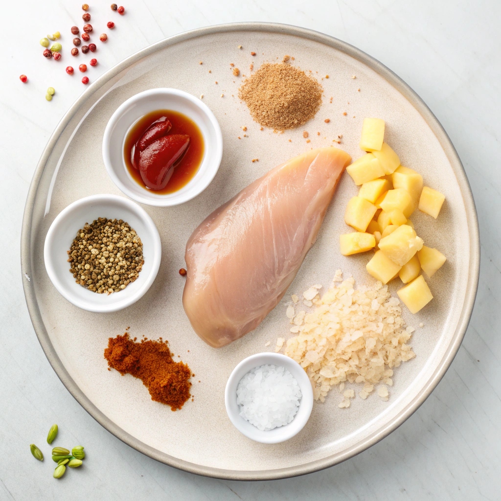 Slow Cooker Bourbon Chicken Ingredients