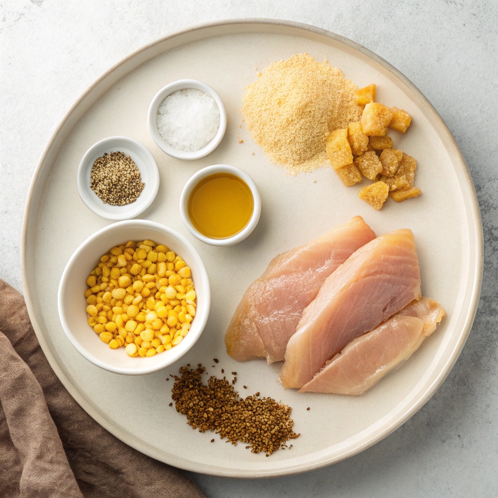 Crispy Honey Mustard Chicken Ingredients