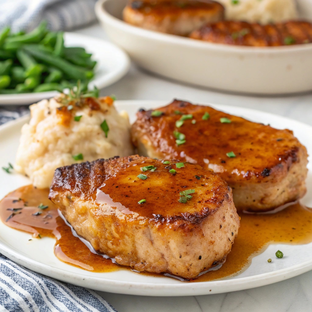 Easy Baked Maple Pork Chops