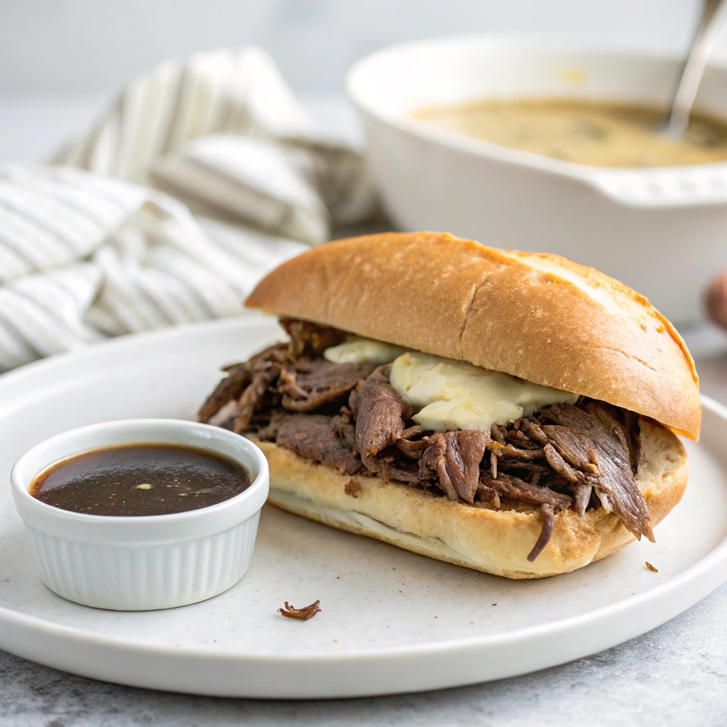 Instant Pot French Dip Sandwiches
