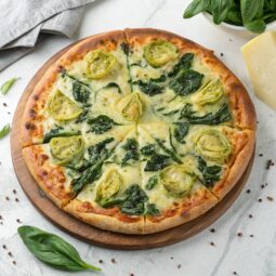 Spinach Artichoke Pizza