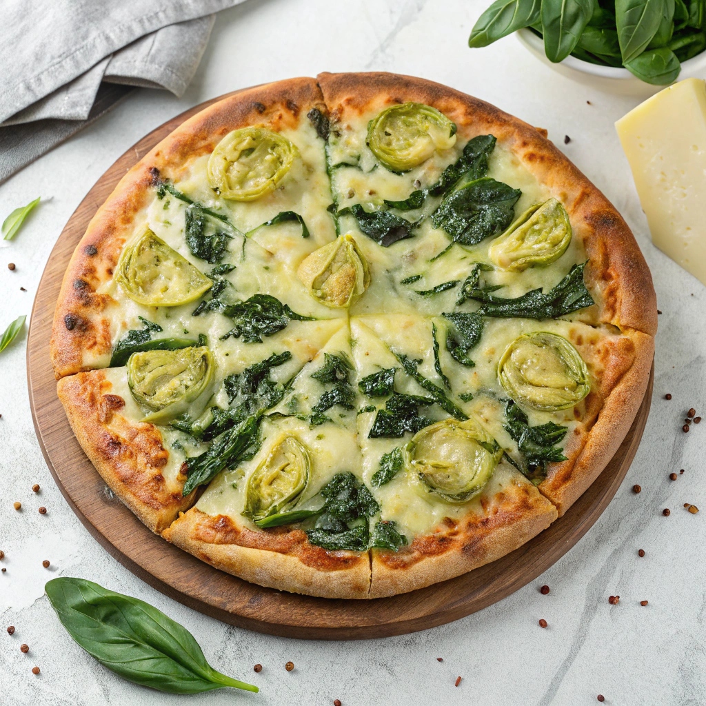 Spinach Artichoke Pizza