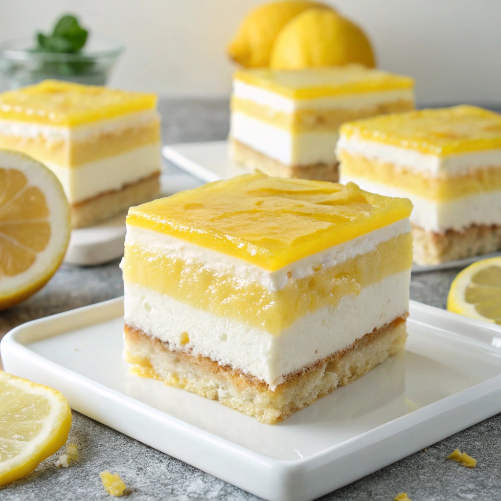 Layered Lemon Dessert (Lemon Delight)
