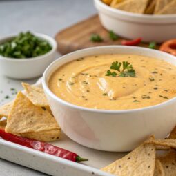 2 Ingredient Cheesy Queso Dip