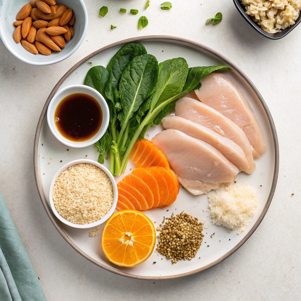 Copycat Panera Asian Sesame Chicken Salad Ingredients