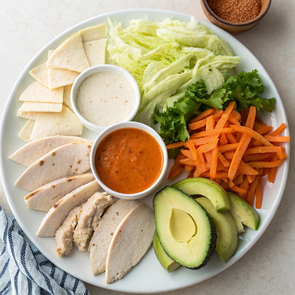 Instant Pot Buffalo Chicken Wraps Ingredients