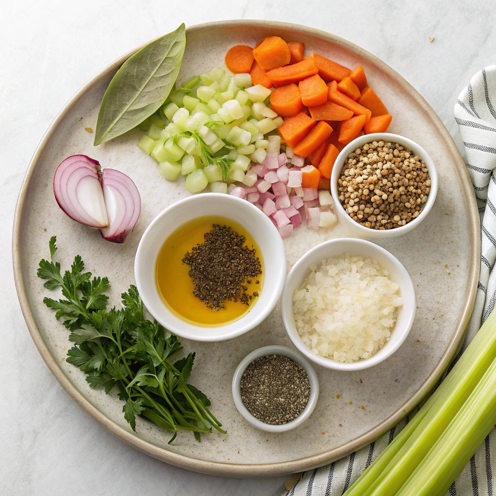 Slow Cooker Lentil Soup Ingredients