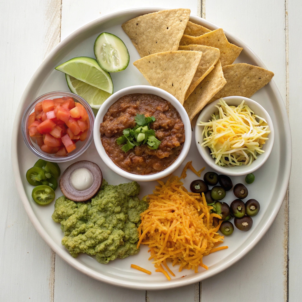 Spooky Halloween 7 Layer Dip Ingredients