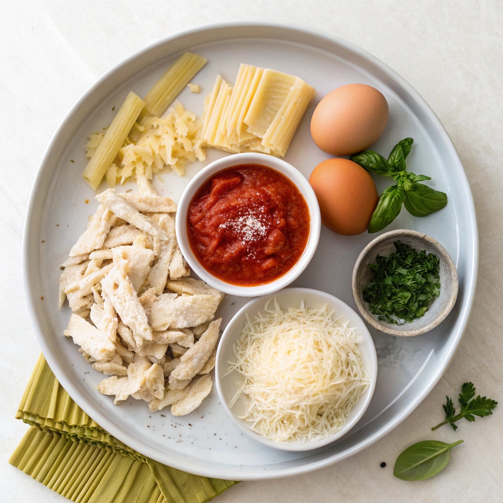 Chicken Parmesan Manicotti Ingredients