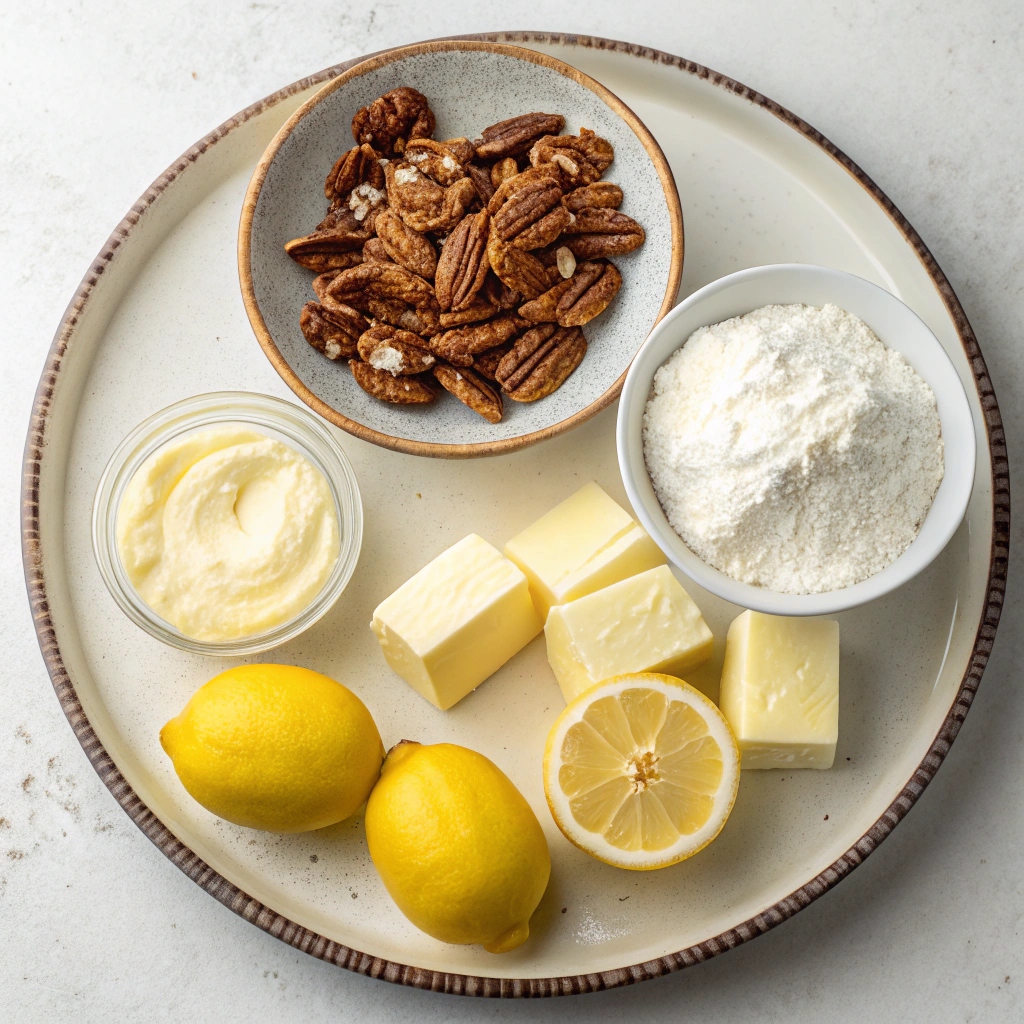 Layered Lemon Dessert (Lemon Delight) Ingredients