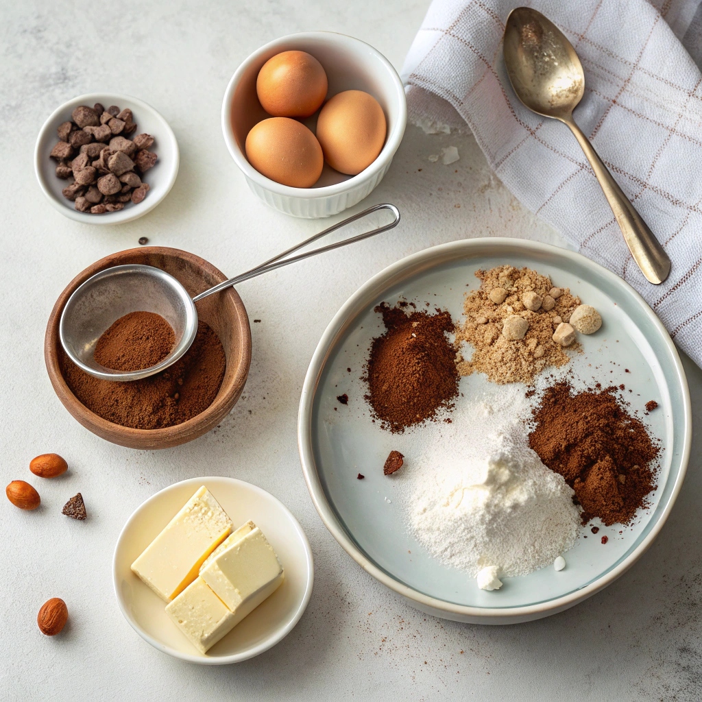 Fudgy Brownies Ingredients