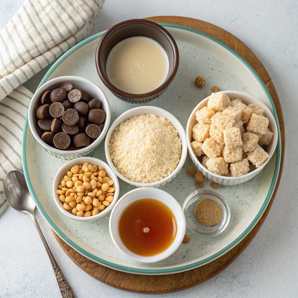 No-Bake Peanut Butter Kiss Cookies Ingredients
