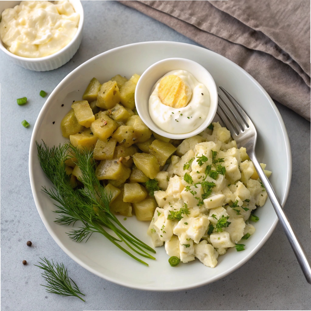 Mom’s Easy Potato Salad Ingredients