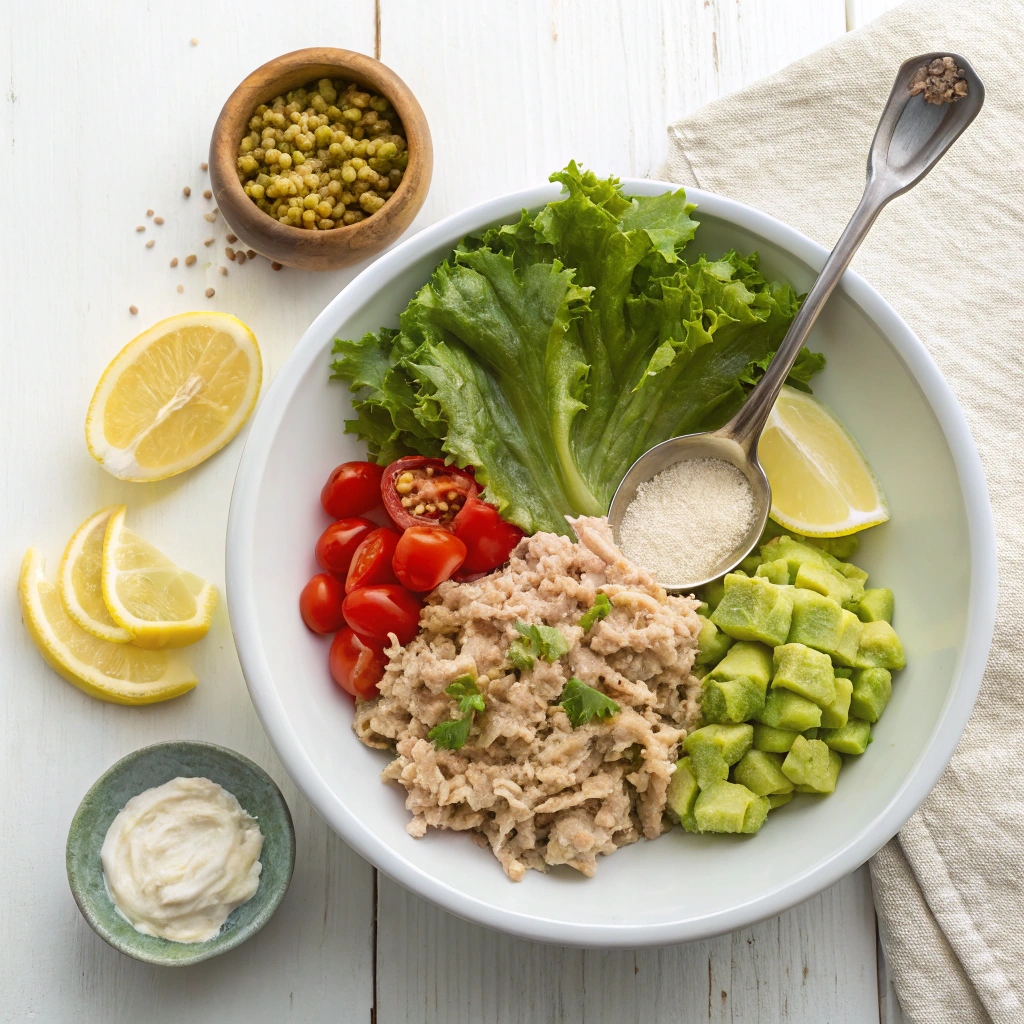 Avocado Tuna Lettuce Wraps Ingredients