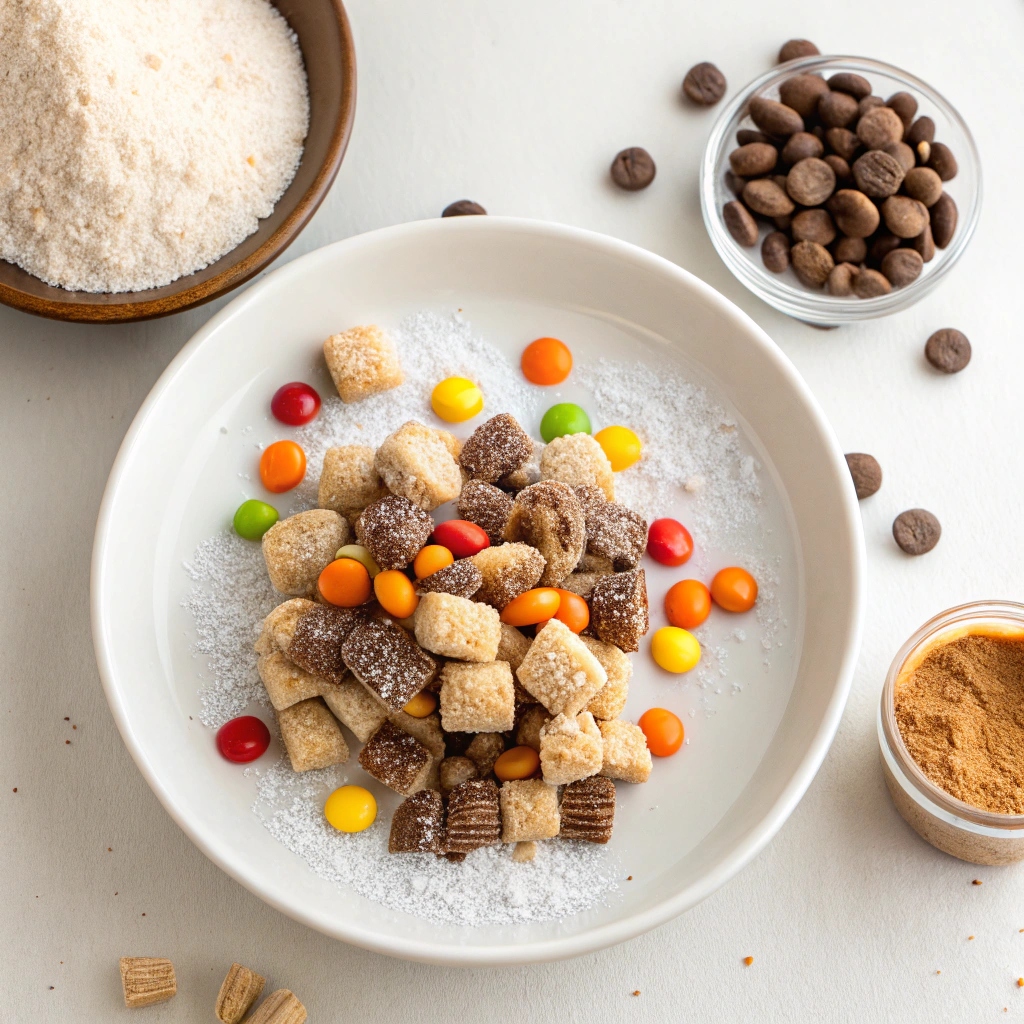 Christmas Reindeer Chex Mix Ingredients
