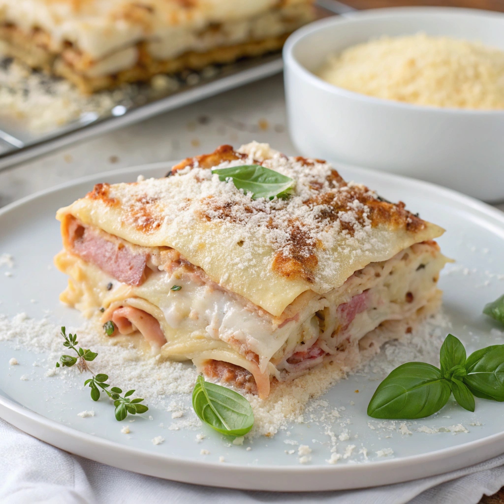 Chicken Cordon Bleu Lasagna