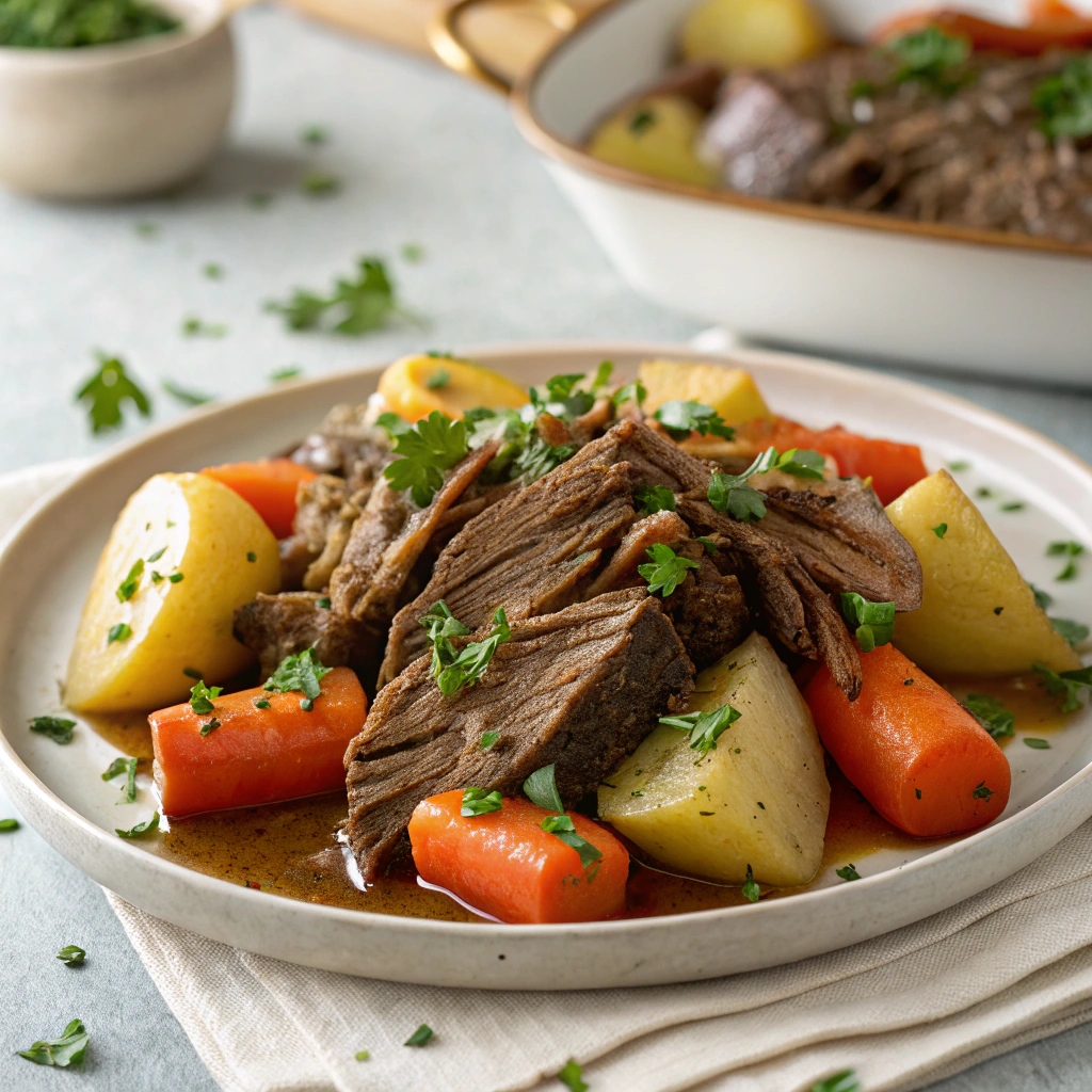 Slow Cooker Mississippi Pot Roast