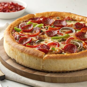 Homemade Pizza Hut Original Deep Dish Pizza