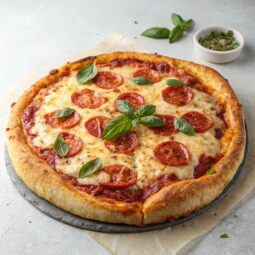 Homemade Pan Pizza Crust (and Pizza Night Tradition)