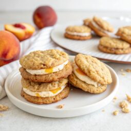 Peaches and Cream Oatmeal Cookies