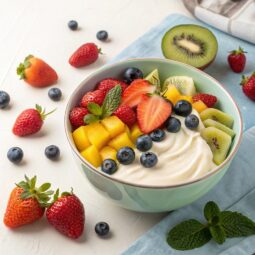 Creamy Yogurt Fresh Fruit Salad