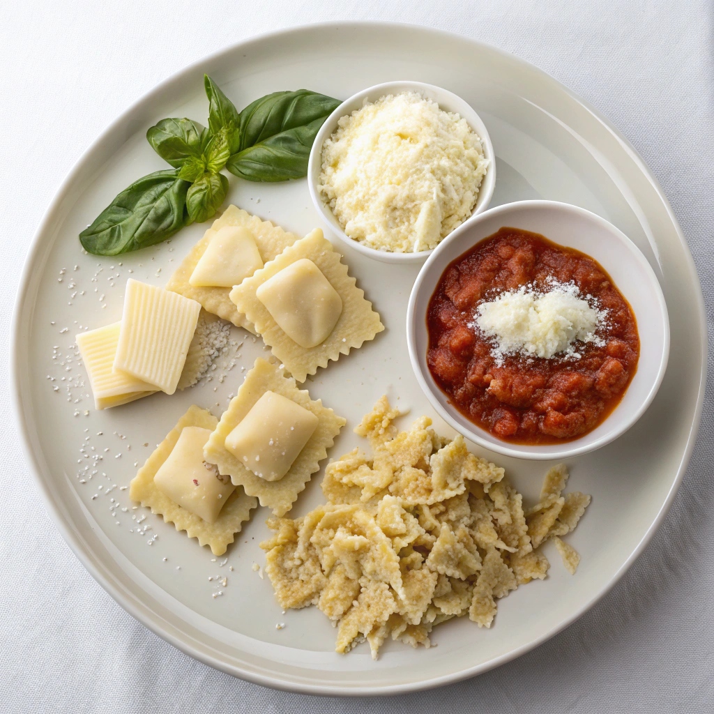 Ravioli Casserole {FREEZER MEAL} Ingredients