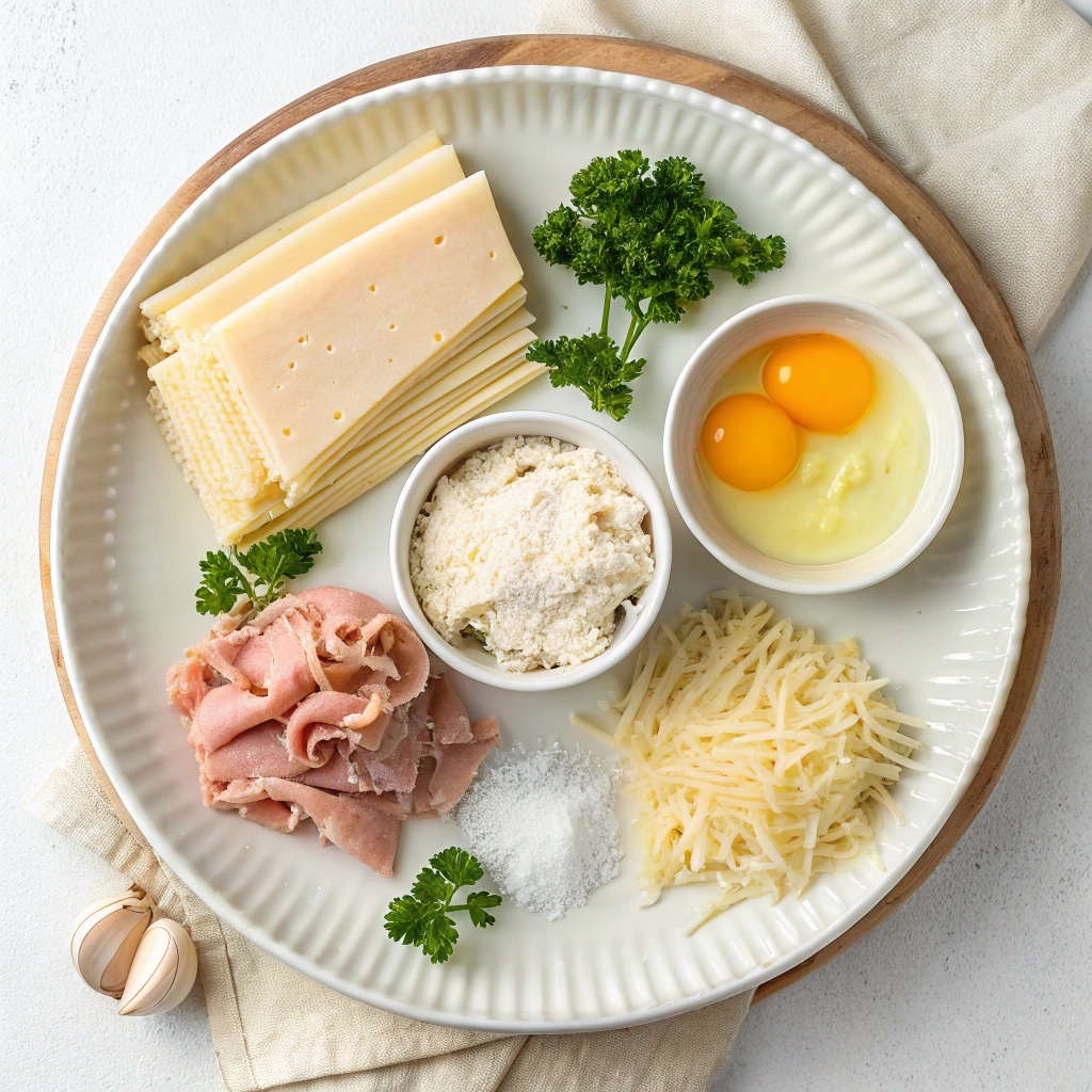 Chicken Cordon Bleu Lasagna Ingredients