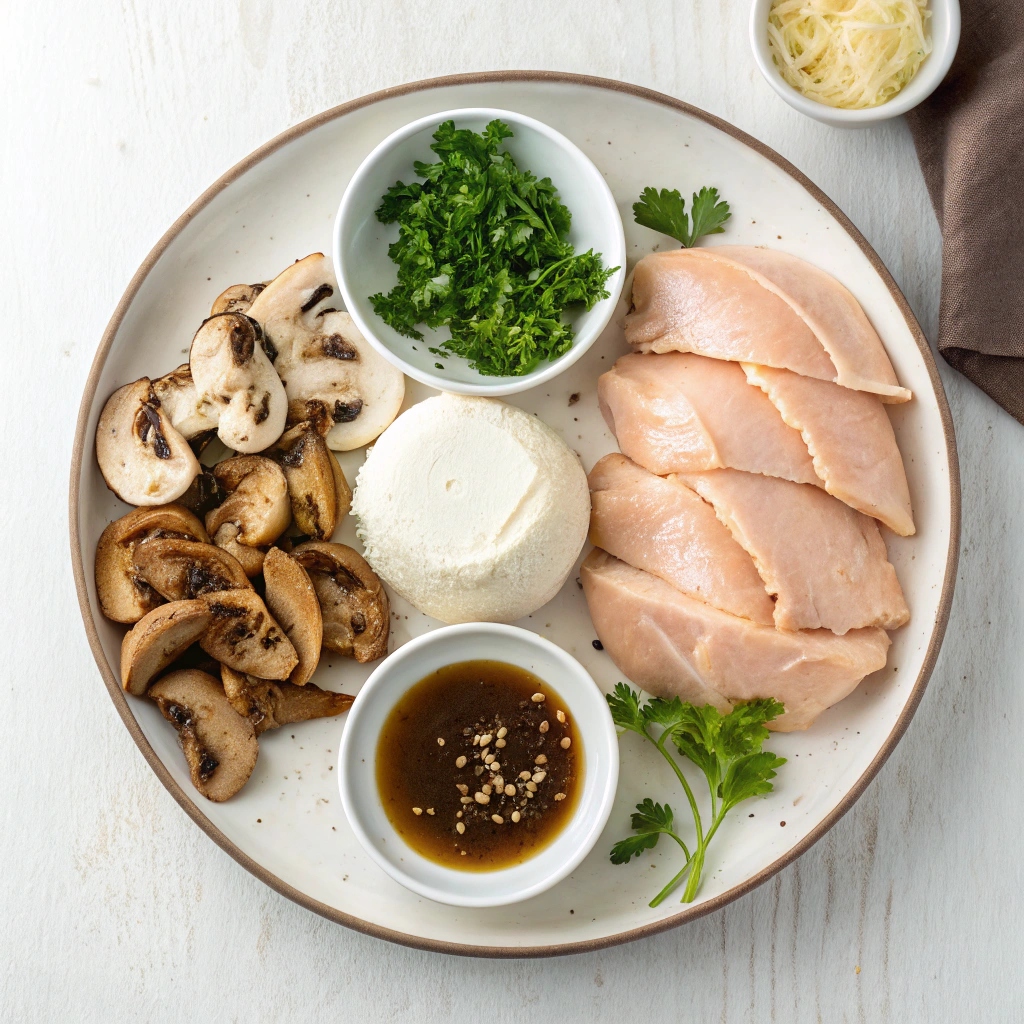 Copycat Cheesecake Factory Chicken Madeira Ingredients