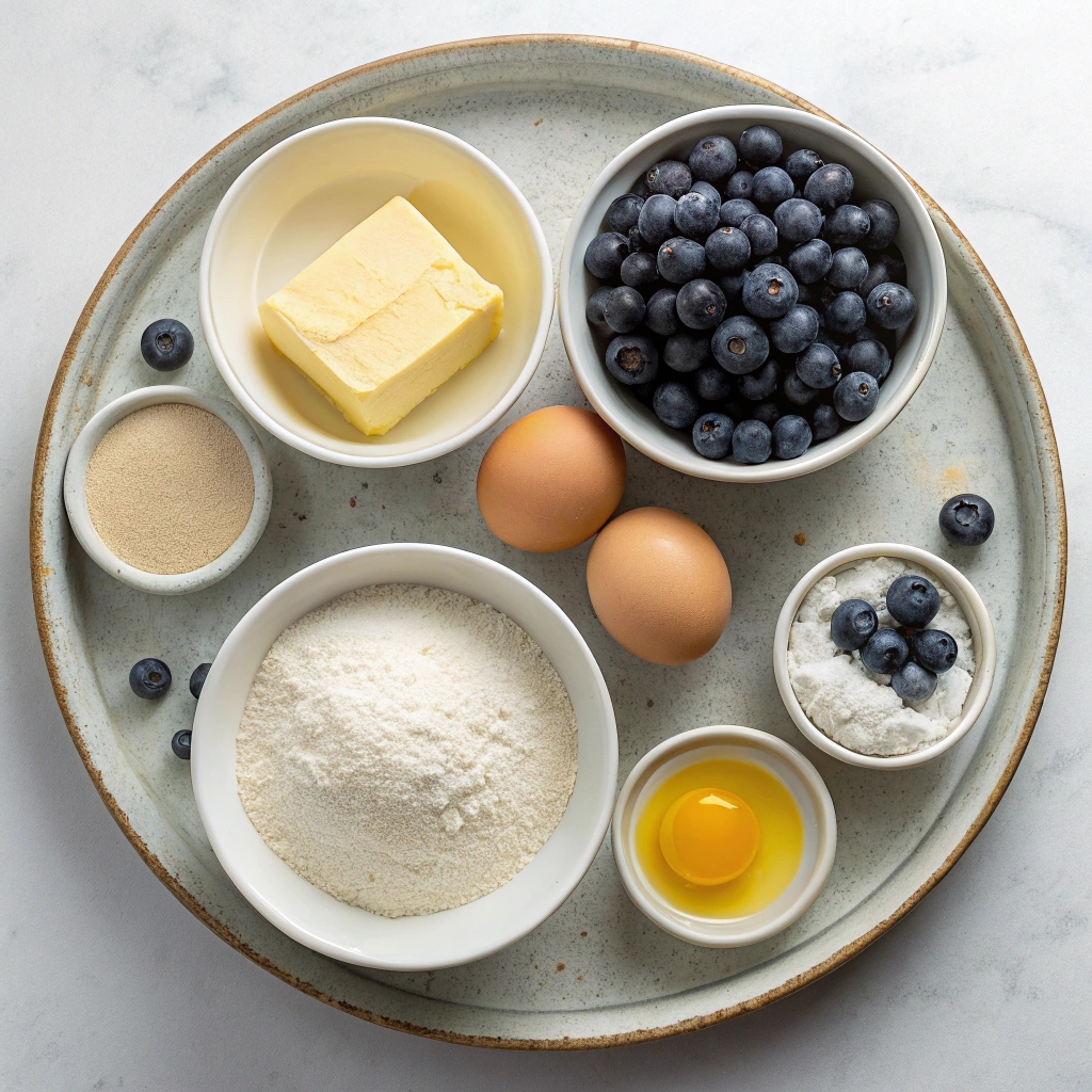 Lemon Blueberry Breakfast Cake Ingredients