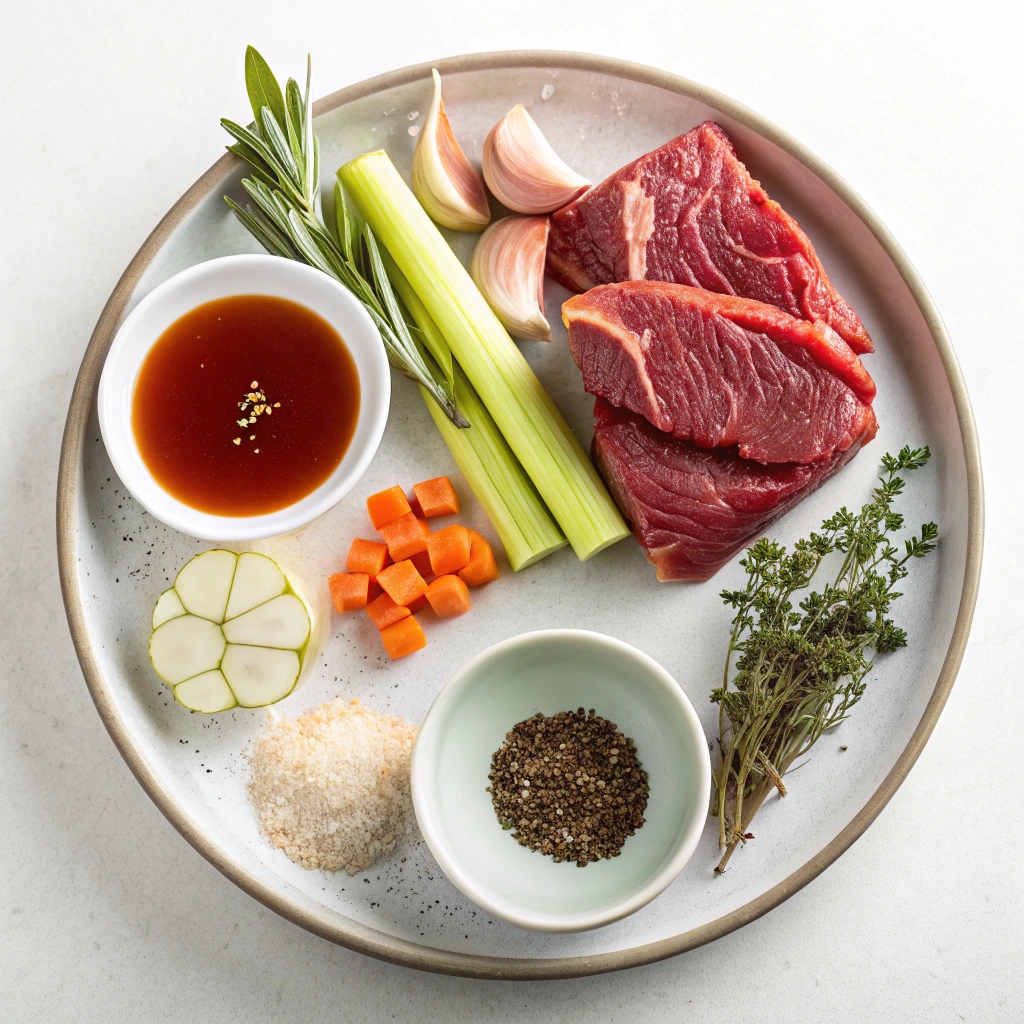 Slow Cooker Balsamic Pot Roast Ingredients