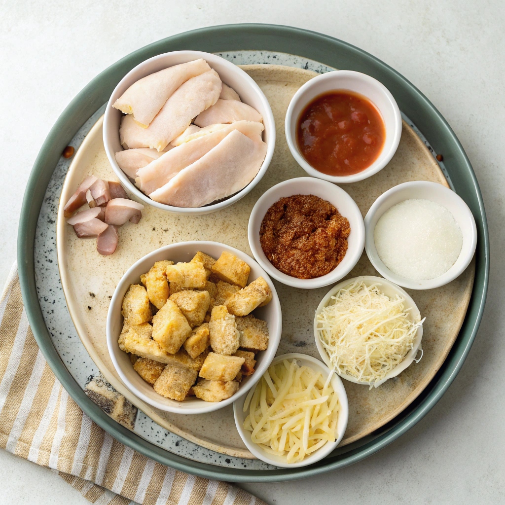 Baked Crispy Chicken Parmesan Ingredients