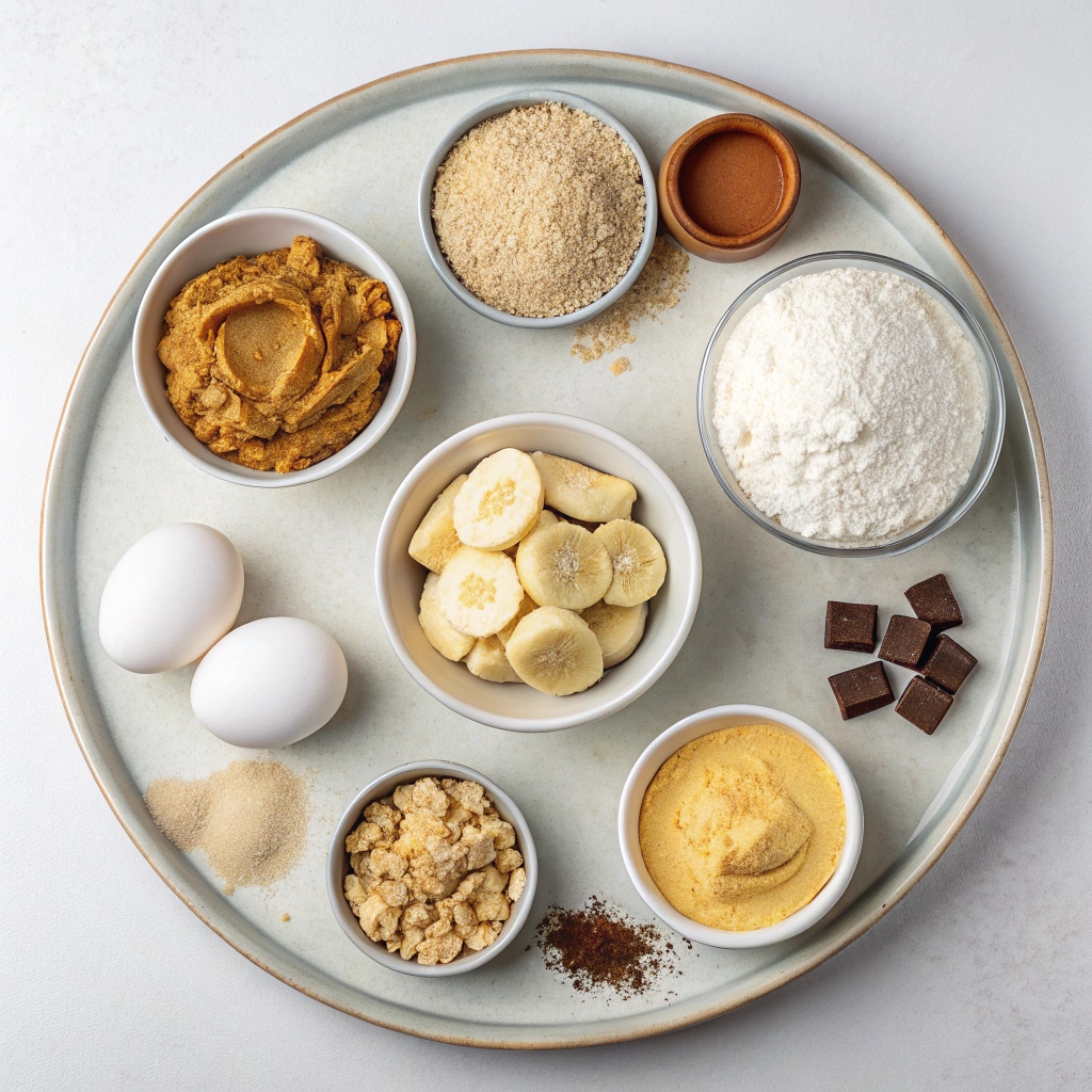 Peanut Butter Chip Banana Bread Ingredients