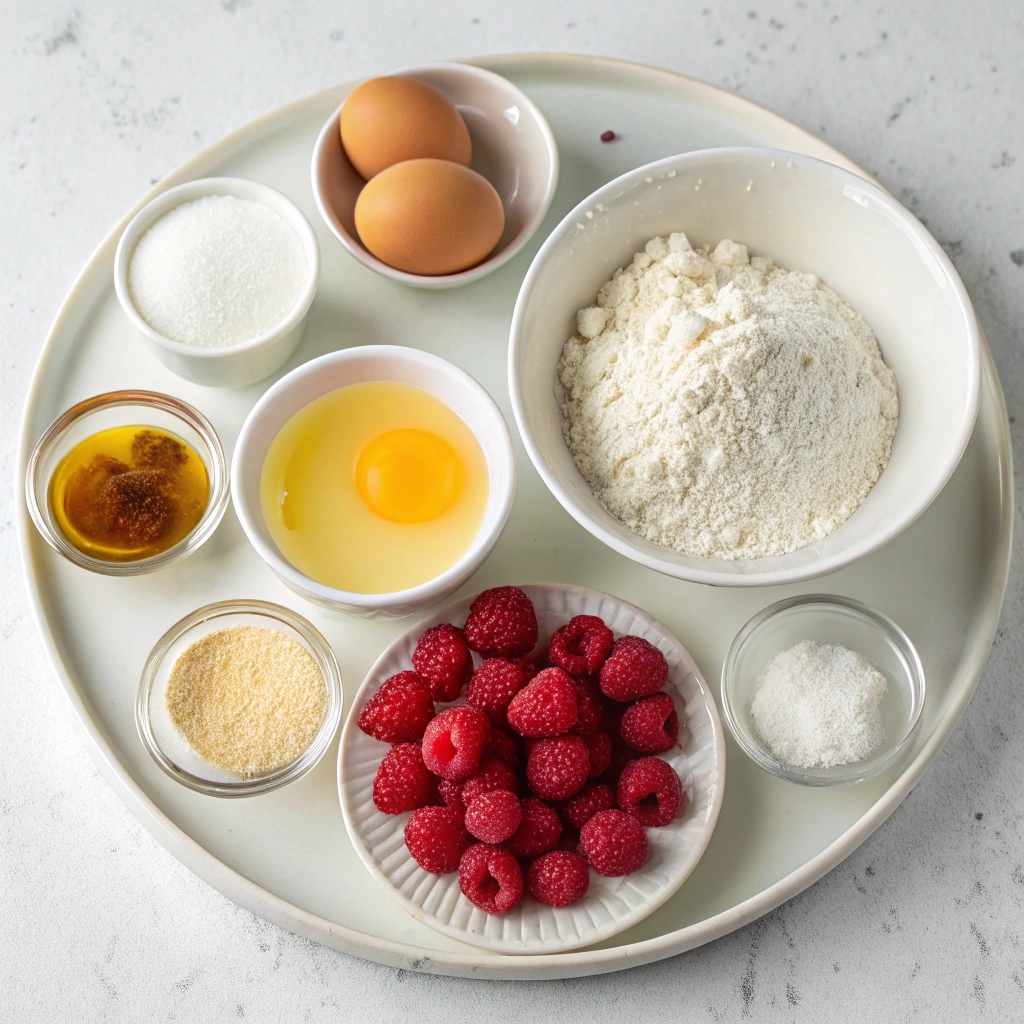 Raspberry Yogurt Muffins Ingredients