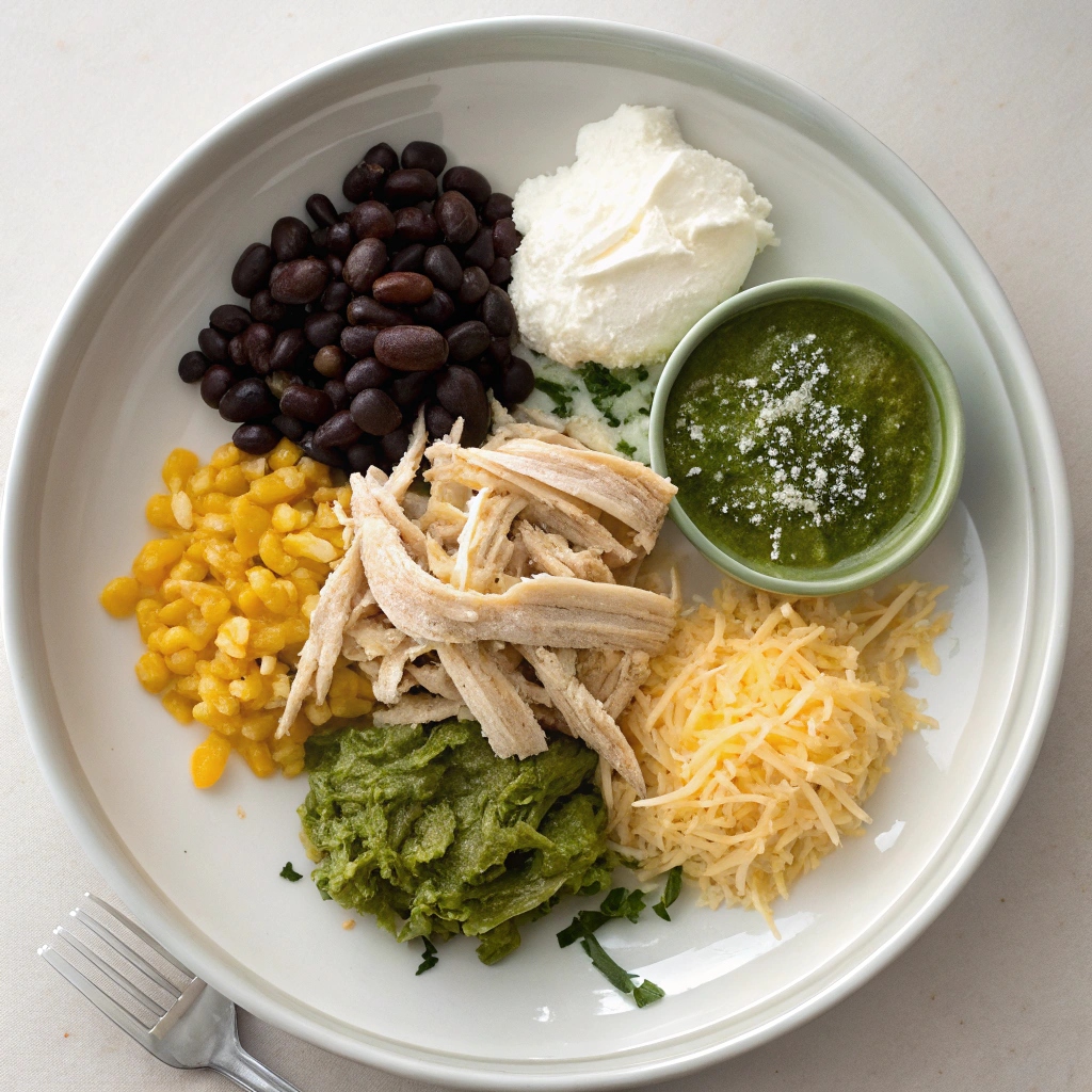 Baked Chicken Flautas Ingredients