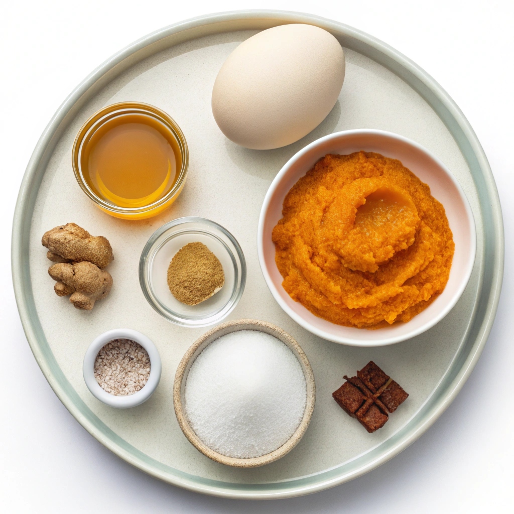 Pumpkin Bread with Maple Glaze Ingredients