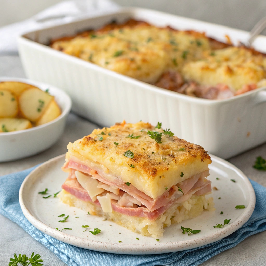 Slow Cooker Ham and Potato Casserole